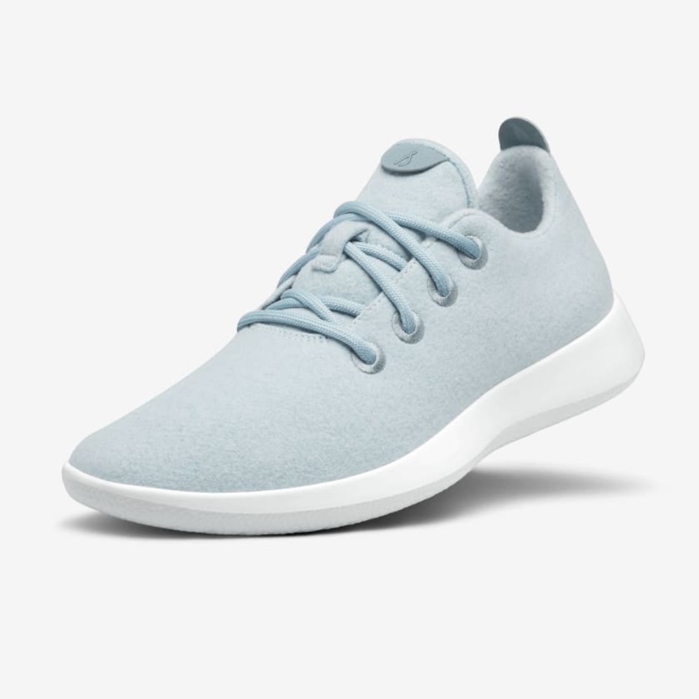 Allbirds Men’s Wool Runners - Light Blue - Size 9